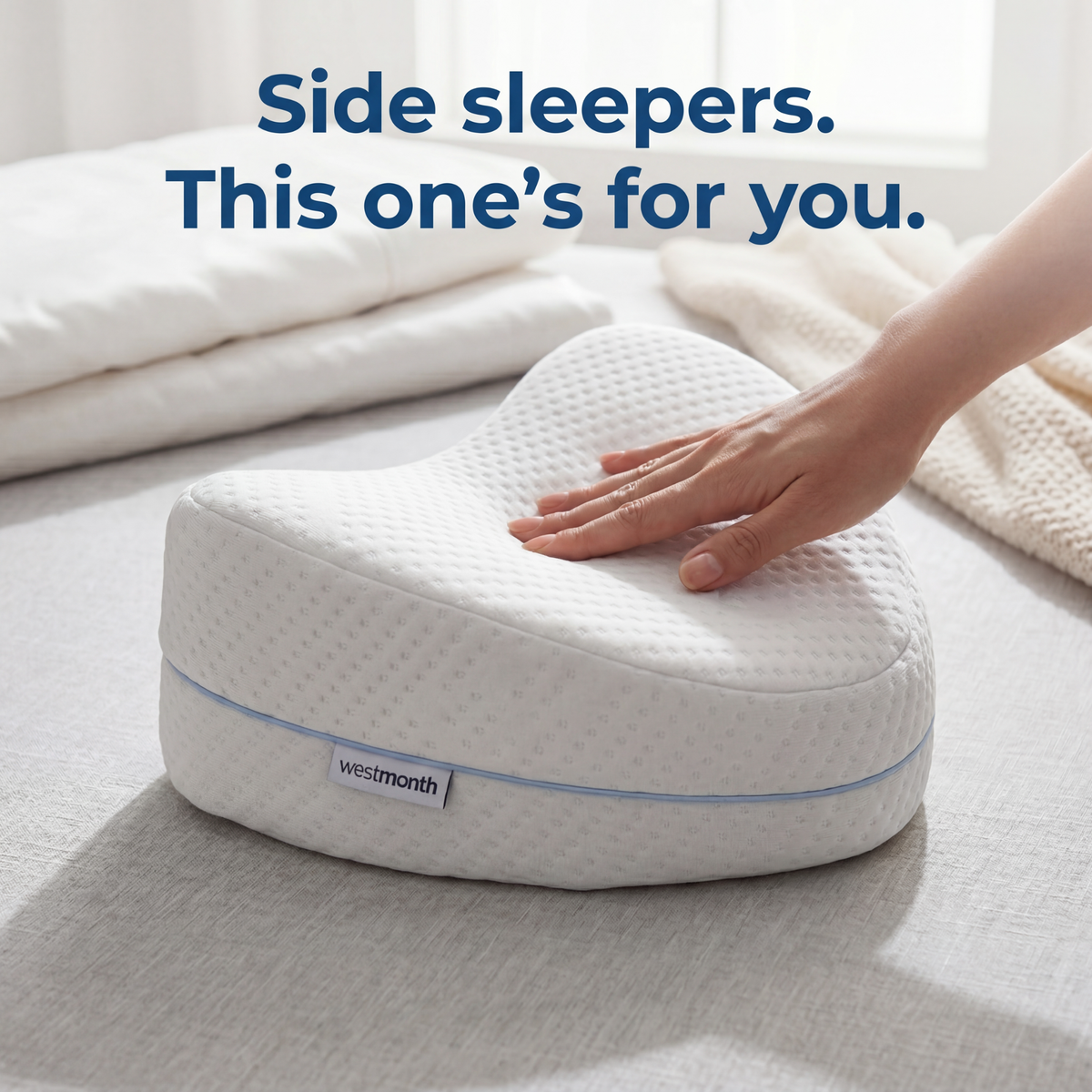 Restova® Orthopedic Knee Pillow for Side Sleepers