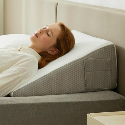 Restova® Orthopedic Wedge Pillow for Acid Reflux & Back Pain Relief