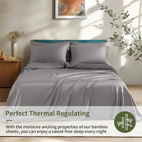 Goodinary® Luxury Bamboo Bed Sheets Set (4pcs)